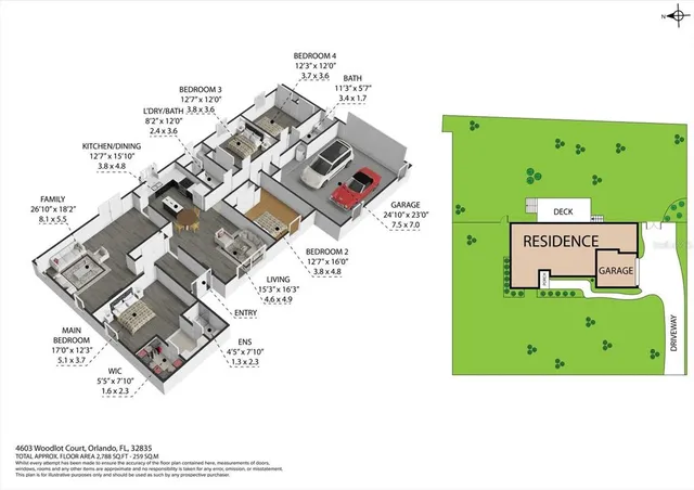 $499,500 | 4603 Woodlot Court, Orlando, FL 32835