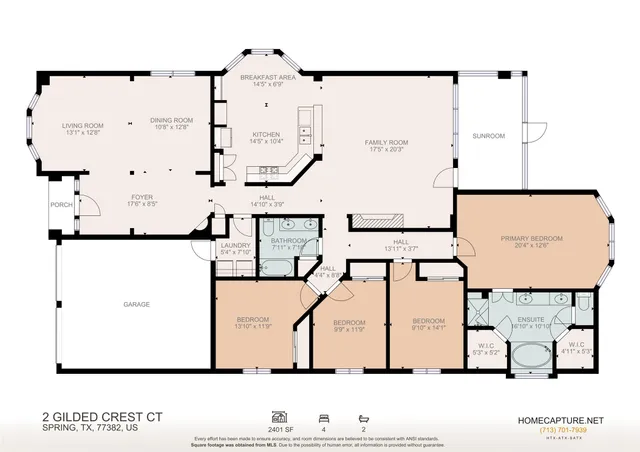 $469,000 | 2 Gilded Crest Court, Spring, TX 77382