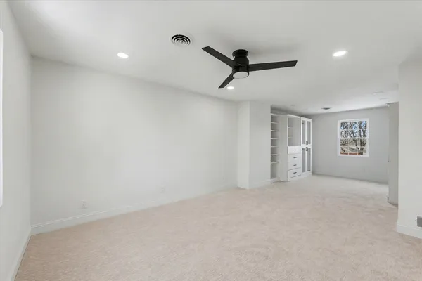 a view of empty room