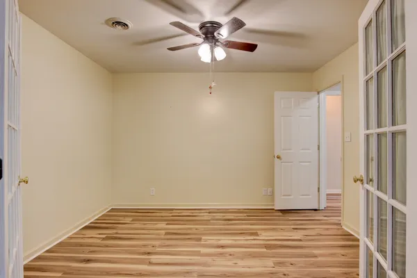 wooden floor in an empty room