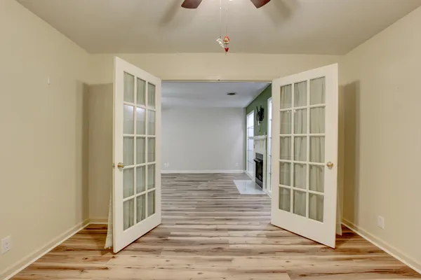 wooden floor in an empty room