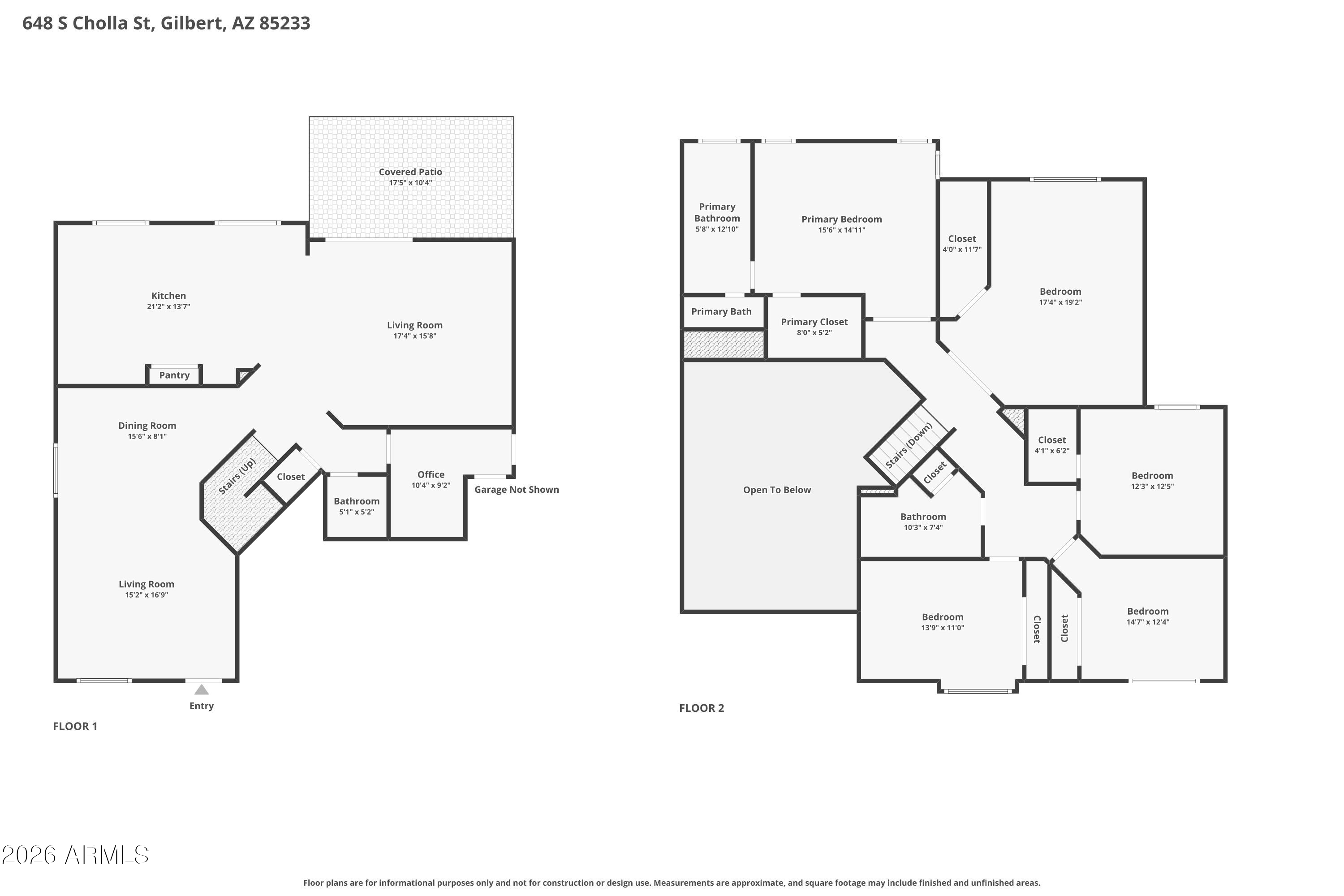 648 South Cholla Street Gilbert, AZ 85233 - Photo 46 of 46 a picture of floor plan