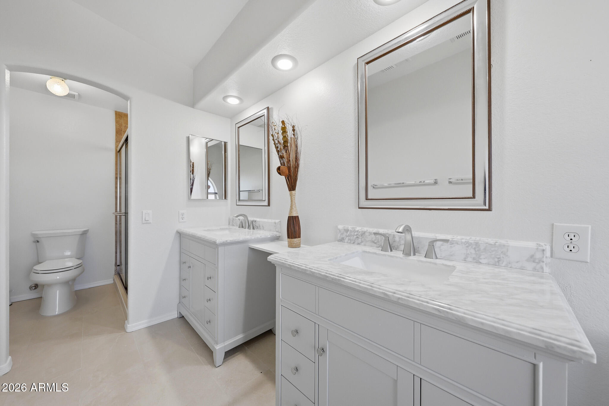 648 South Cholla Street Gilbert, AZ 85233 - Photo 23 of 46 a bathroom with a toilet sink and mirror