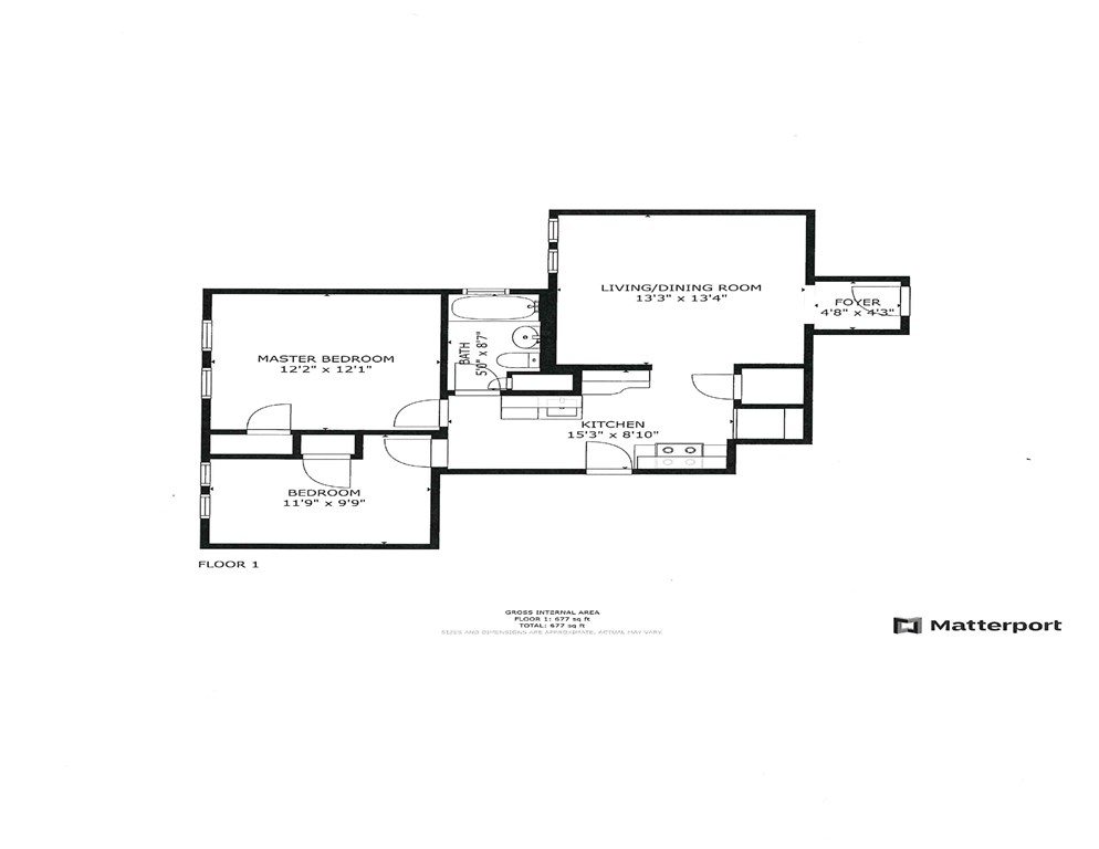 1404 Commonwealth Avenue, Unit 7 Boston, MA 02135 - Photo 19 of 19 a picture of a floor plan