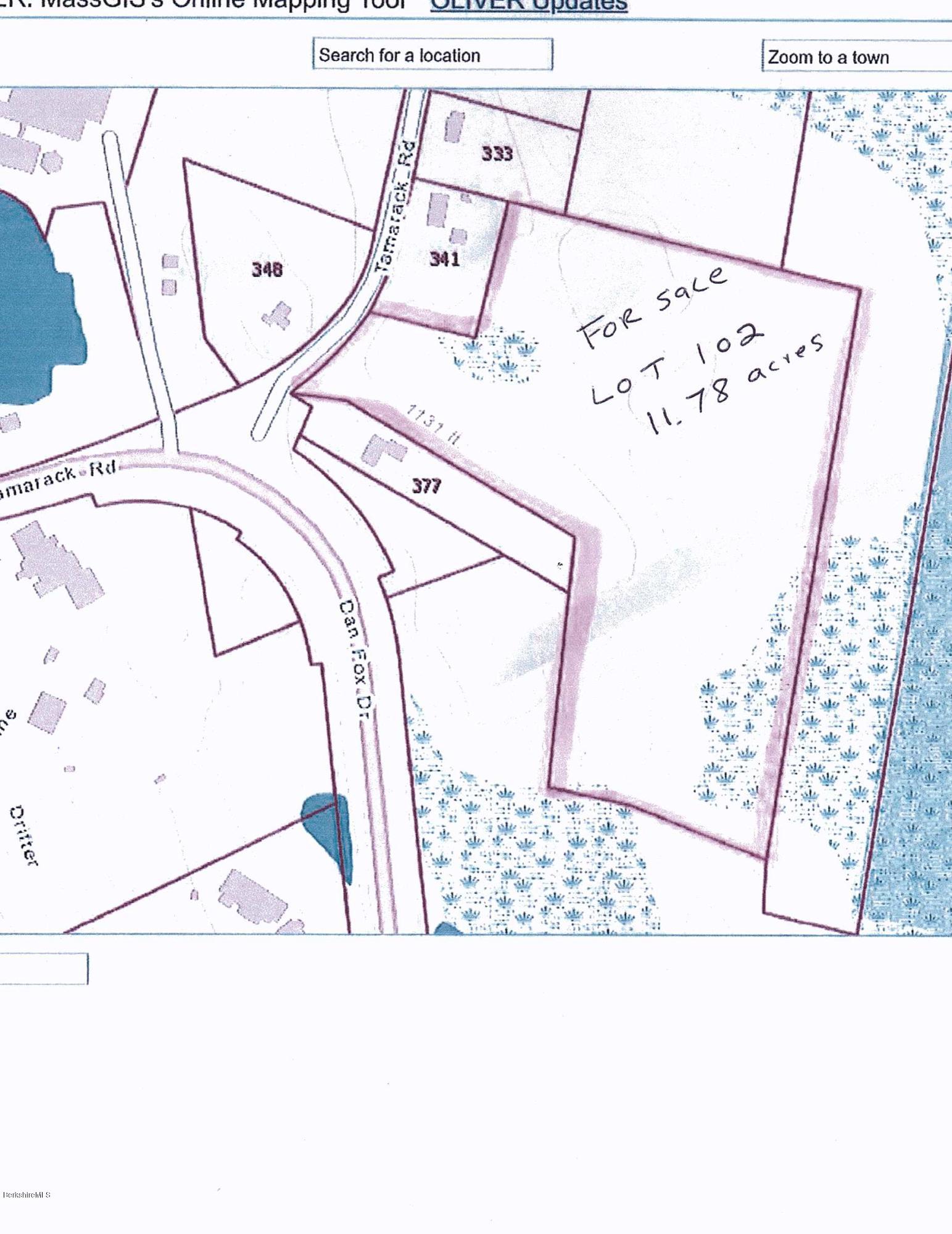 Lot 102 Tamarack Road Pittsfield, MA 01201 - Photo 1 of 11 Map of property
