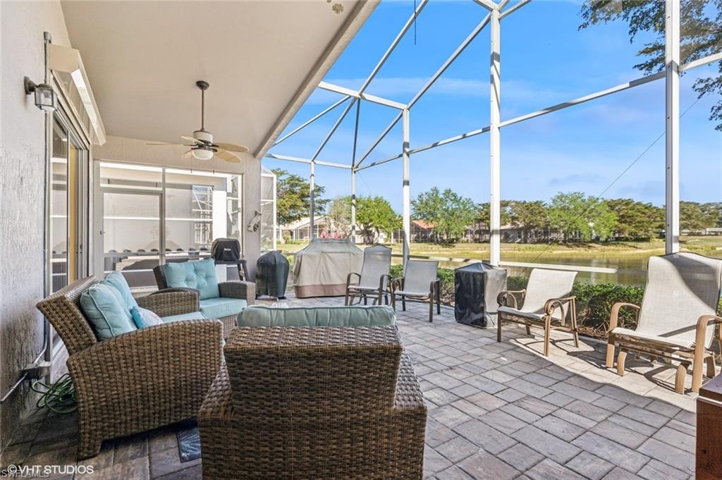 9386 Springview Loop Estero, FL 33928 - Photo 3 of 49 LANAI/TILED FLOOR/LAKEVIEW