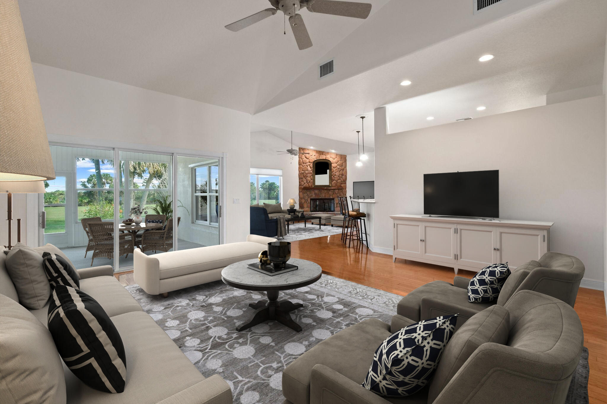 4354 Gator Trace Circle Fort Pierce, FL 34982 - Photo 29 of 58 Living Room 15 - Staged