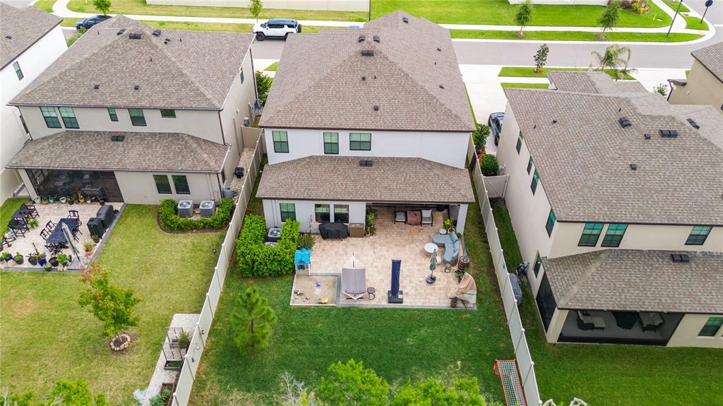 14734 Horse Trot Road Lithia, FL 33547 - Photo 58 of 66 an aerial view of a house with a garden