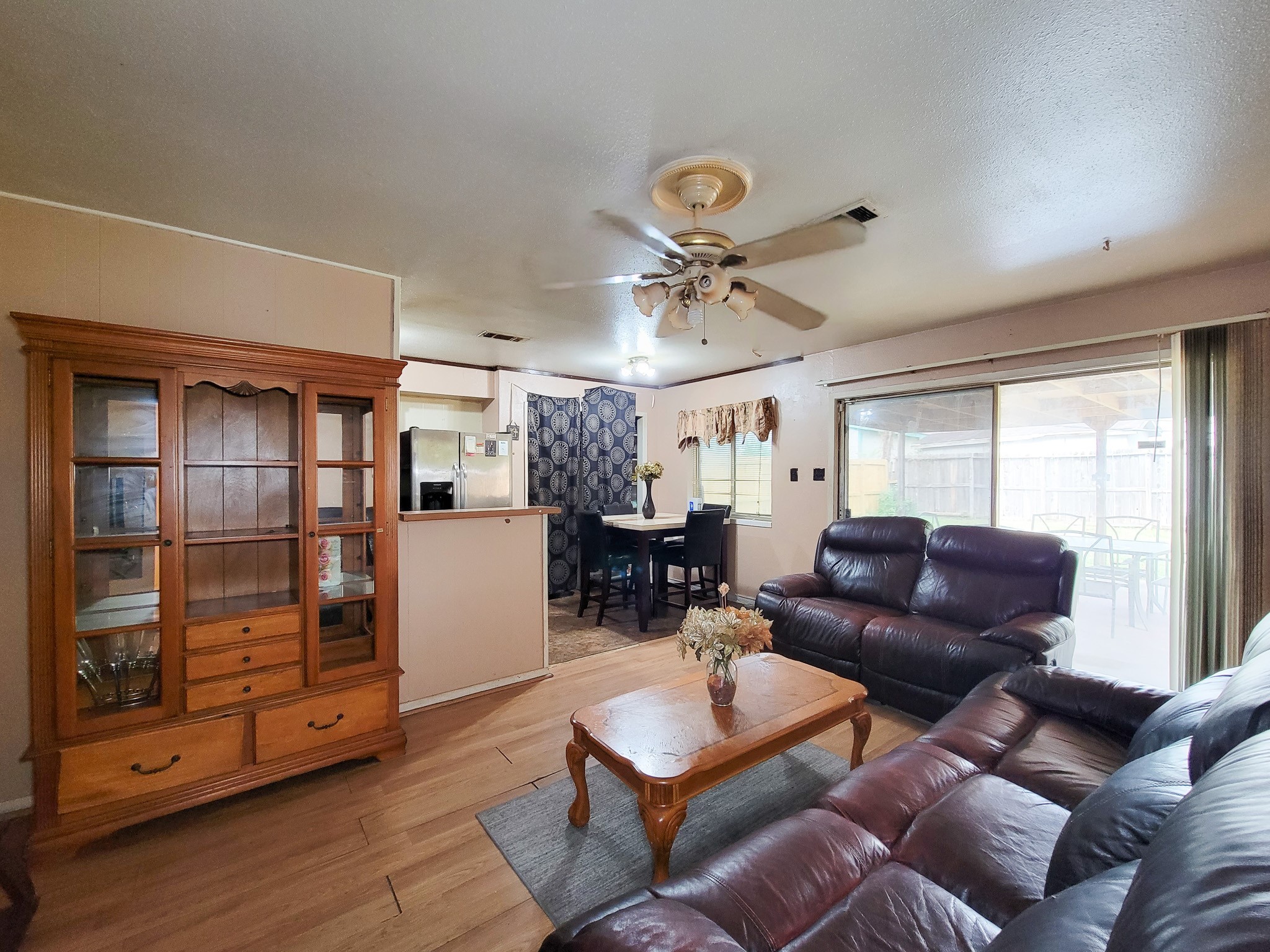1330 Mosher Lane Houston, TX 77088 - Photo 6 of 16 a living room with furniture and wooden floor