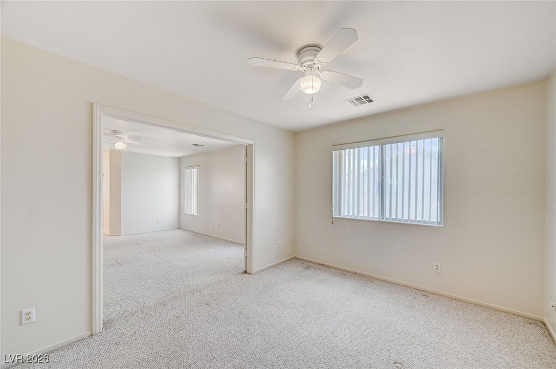 3901 Triora Street Las Vegas, NV 89129 - Photo 27 of 42 Spare room with carpet and a ceiling fan