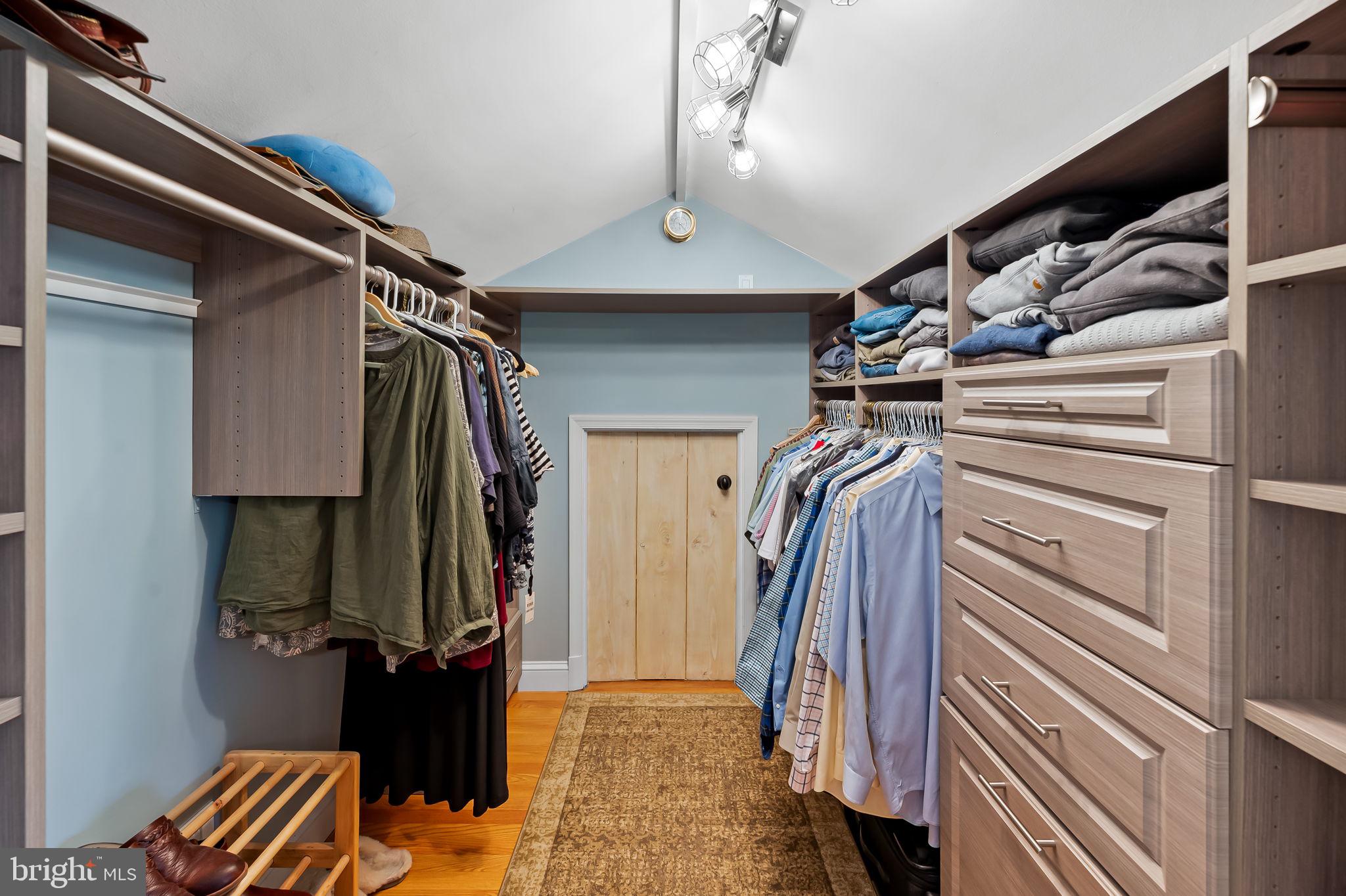 7919 Springway Road Towson, MD 21204 - Photo 22 of 46 a view of walk in closet with clothes and shoes