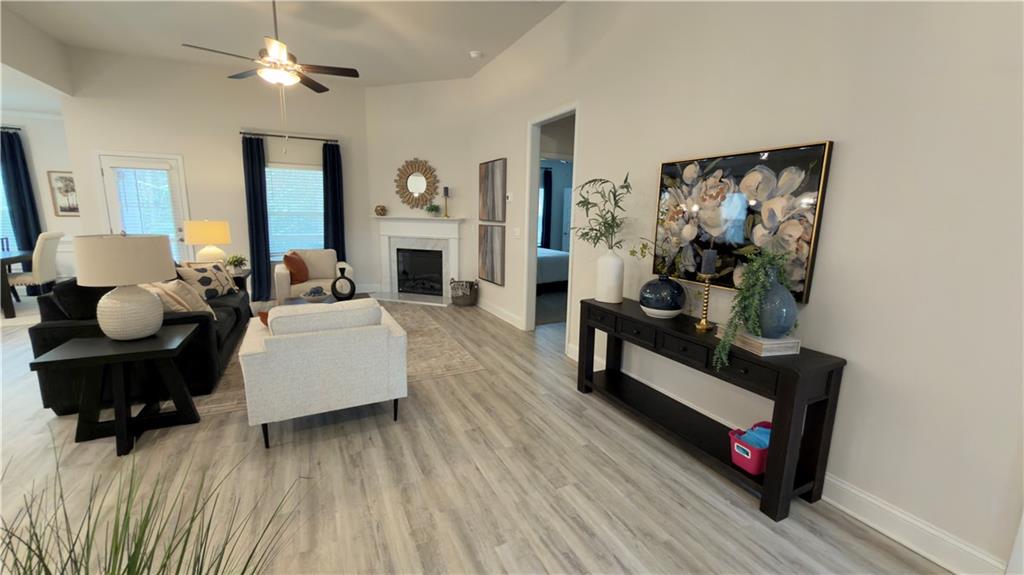 620 Bald Ridge Circle Demorest, GA 30535 - Photo 4 of 43 a living room with furniture and wooden floor