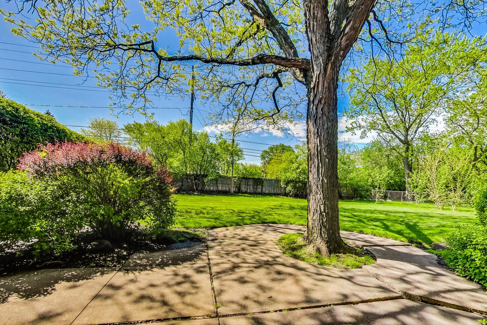 109 Mulberry Road Deerfield, IL 60015 - Photo 26 of 32 a view of a garden with a tree
