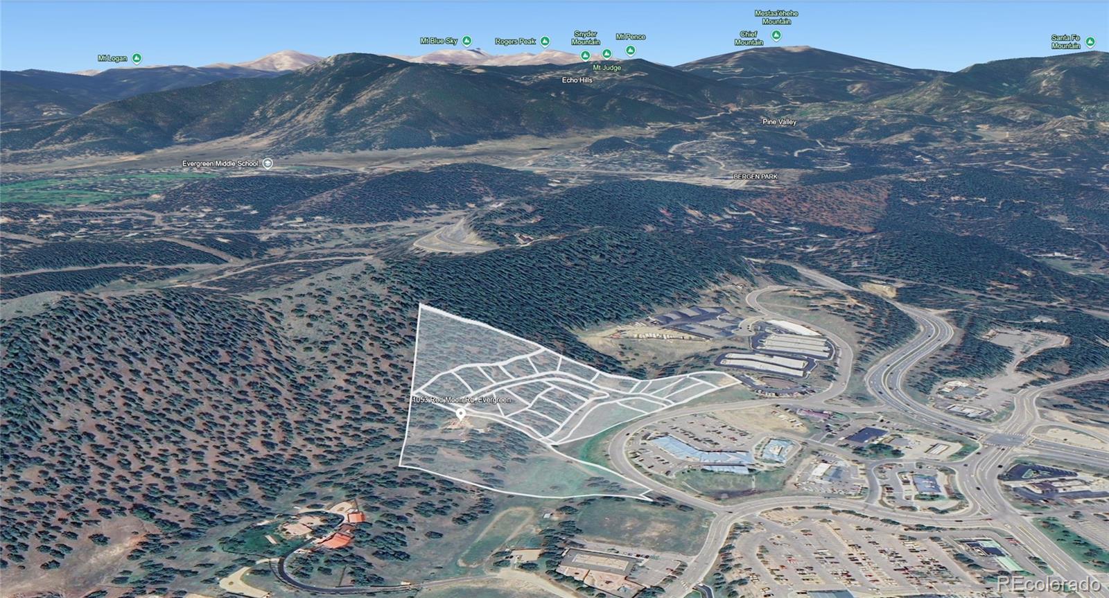 a view of city view and mountain view