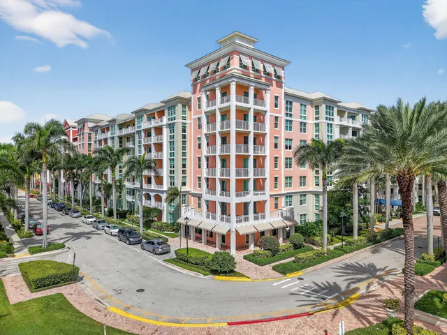 a view of building with yard