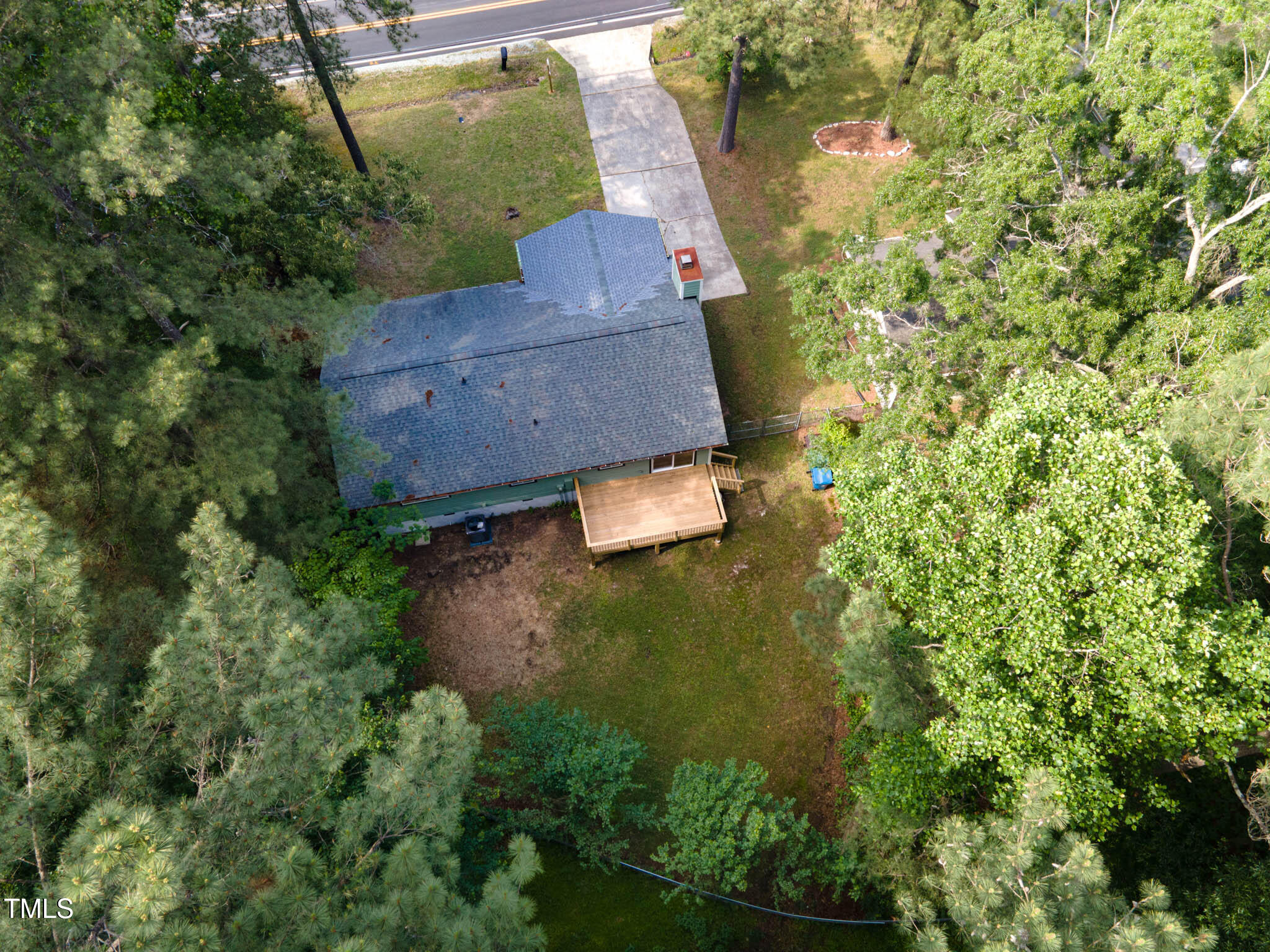 2704 Ross Road Durham, NC 27703 - Photo 27 of 28 an aerial view of a house with yard outdoor seating and yard