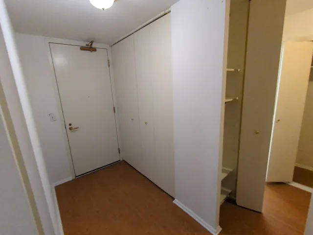 a view of closet area