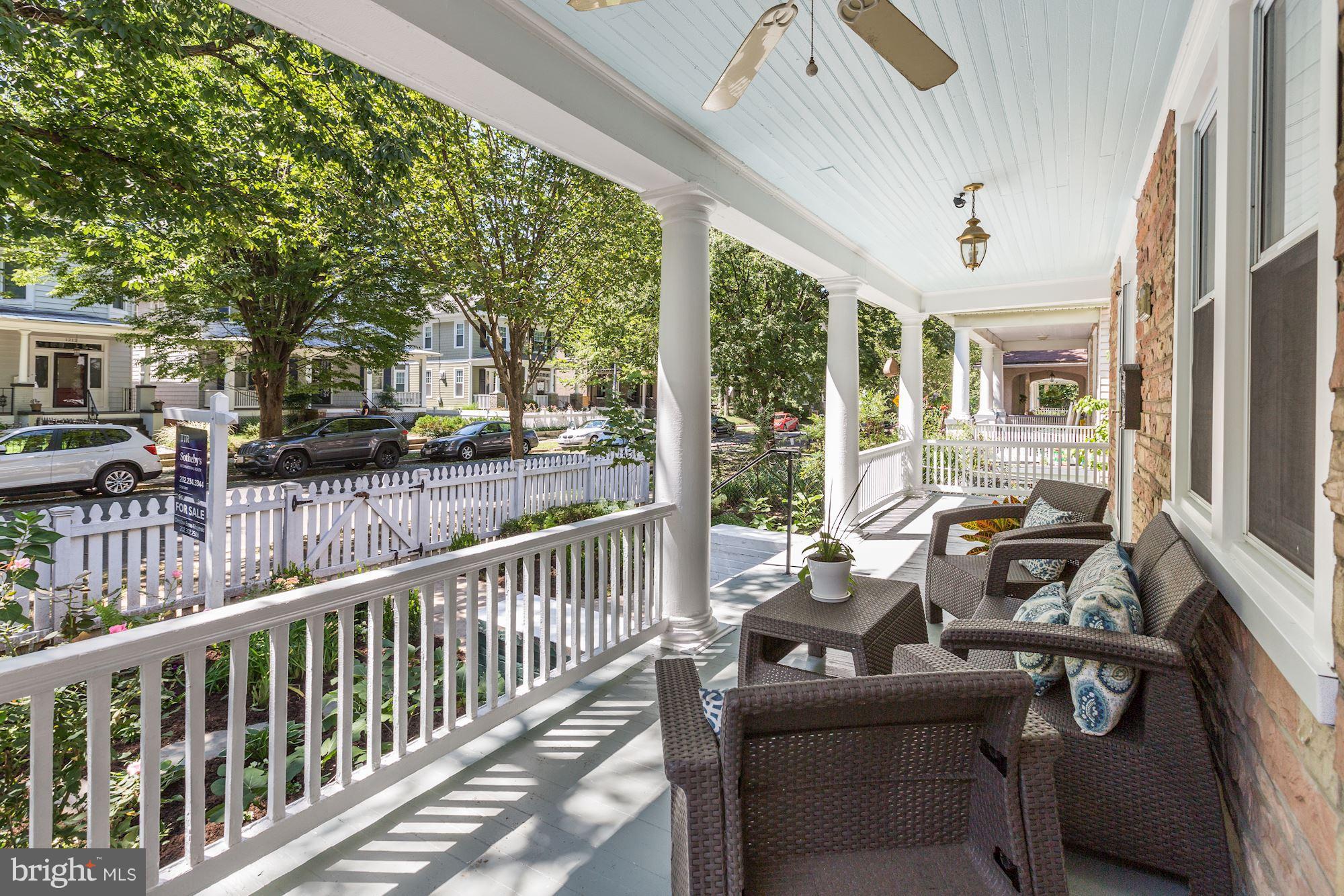 1211 Decatur Street Northwest Washington, DC 20011 - Photo 3 of 30 A SERENE FRONT PORCH WITH HISTORIC CHARM