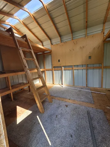 a view of a street with a park