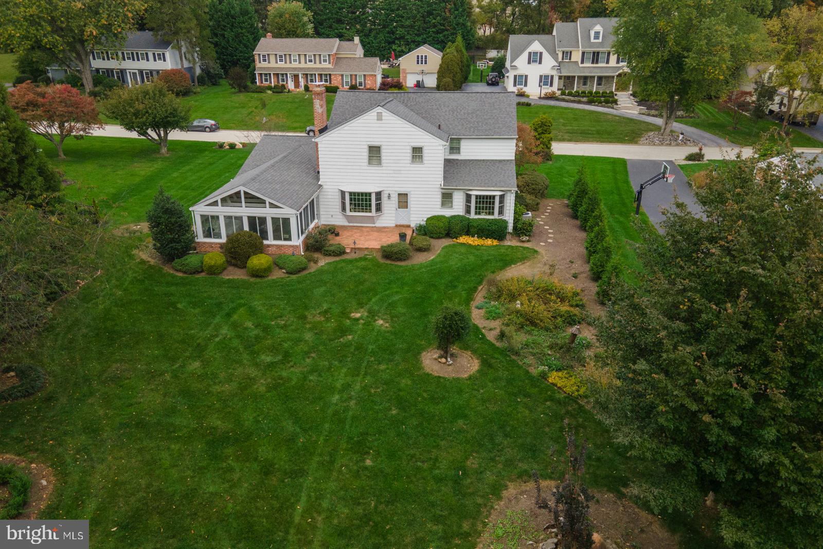 262 Coldstream Drive Berwyn, PA 19312 - Photo 34 of 45 aerial view of a house with yard and green space