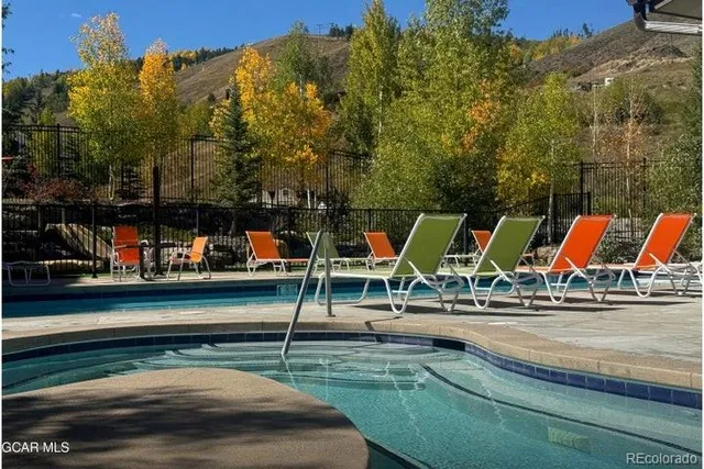 a view of park with large tree