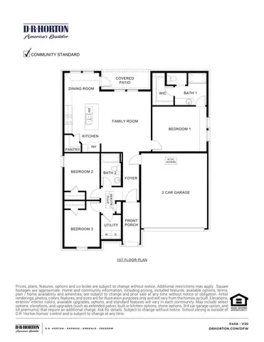 $277,490 | 501 Saddle Blanket Drive, Josephine, TX 75173
