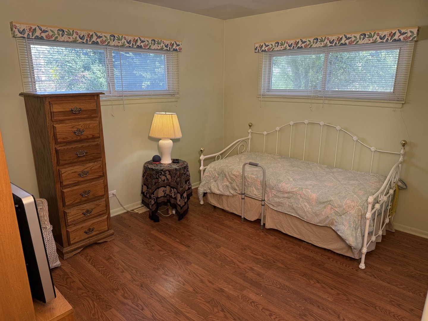 1901 West Plainfield Road La Grange Highlands, IL 60525 - Photo 21 of 37 a bedroom with a bed and wooden floor