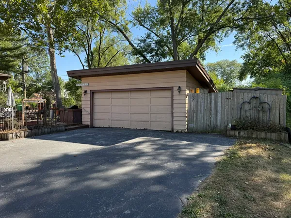 a backyard of a house
