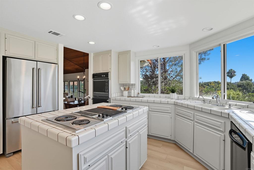 2206 Running Spring Place Encinitas, CA 92024 - Photo 20 of 44 a kitchen that has a sink a stove and a refrigerator