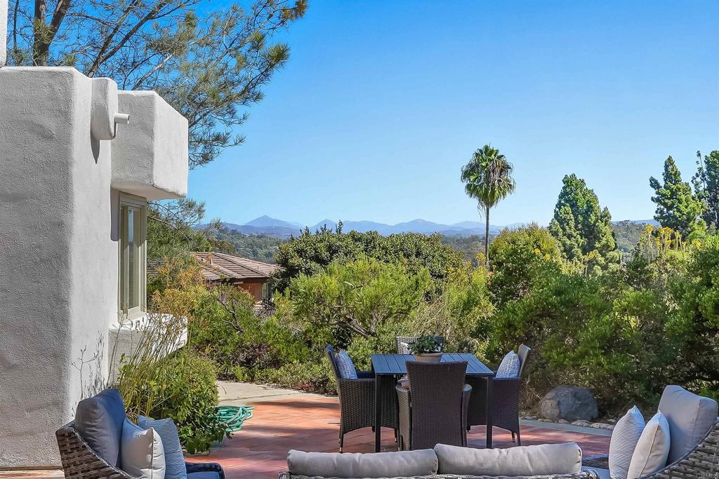 2206 Running Spring Place Encinitas, CA 92024 - Photo 43 of 44 a view of a patio with couches table and chairs and potted plants