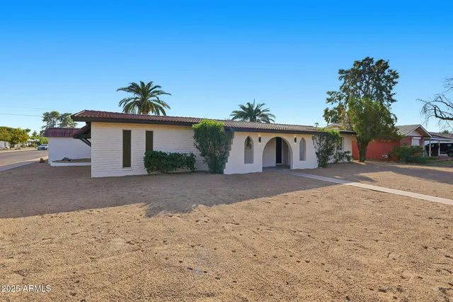 a view of street and electric pole