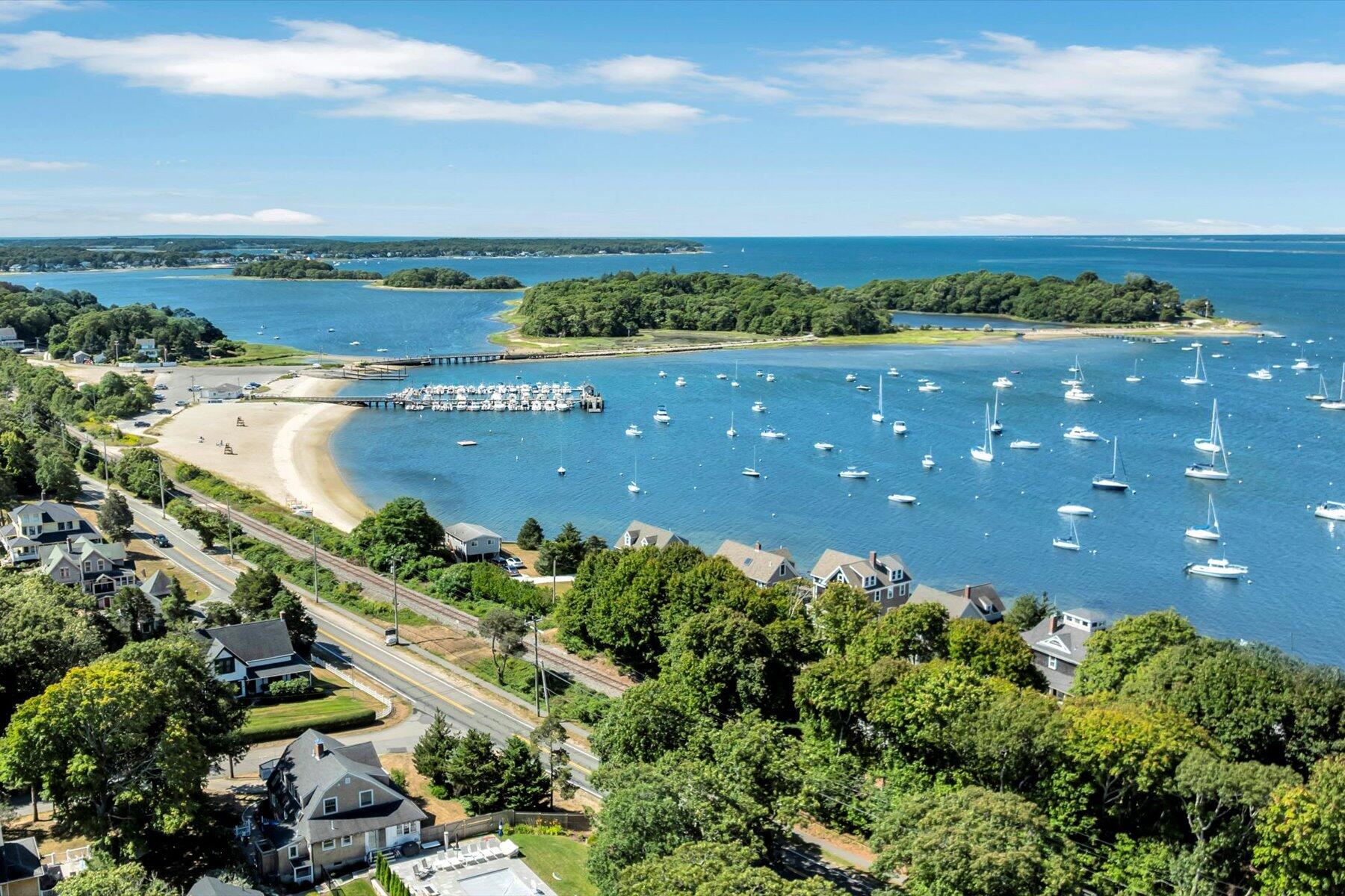 22 Bay View Avenue Buzzards Bay, MA 02532 - Photo 35 of 42 a view of a lake with a city