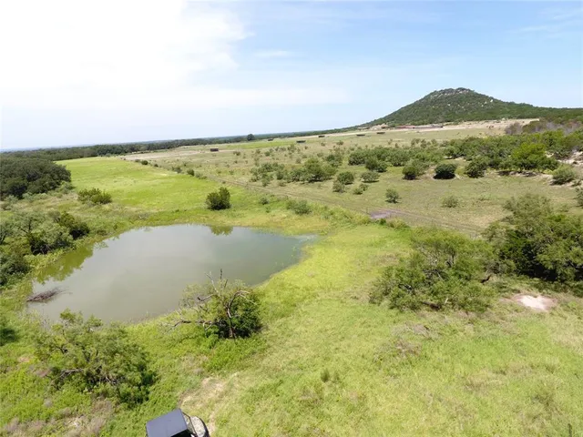 a view of lake with mountain