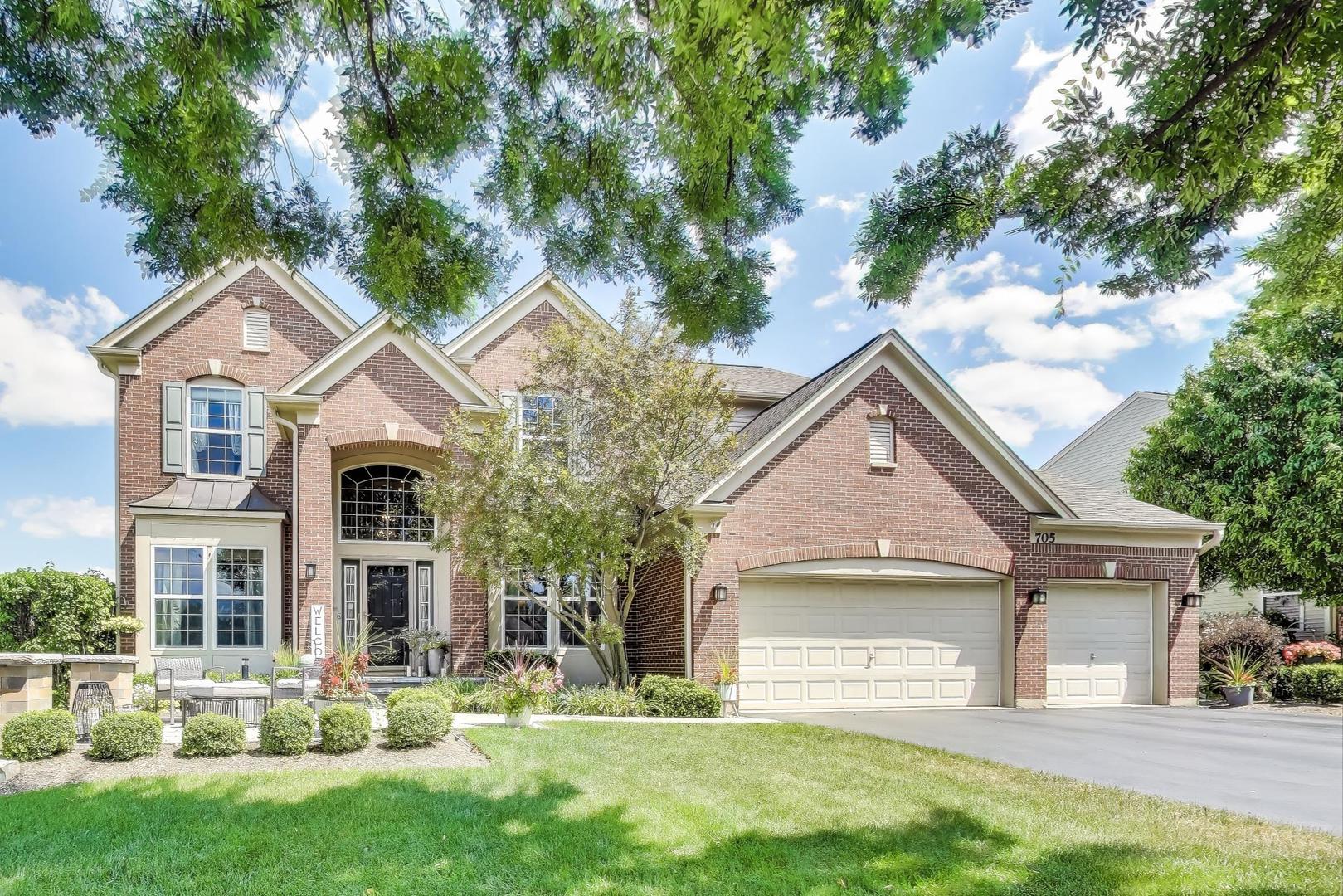 705 Porter Circle Lindenhurst, IL 60046 - Photo 1 of 34 front view of a house with a yard