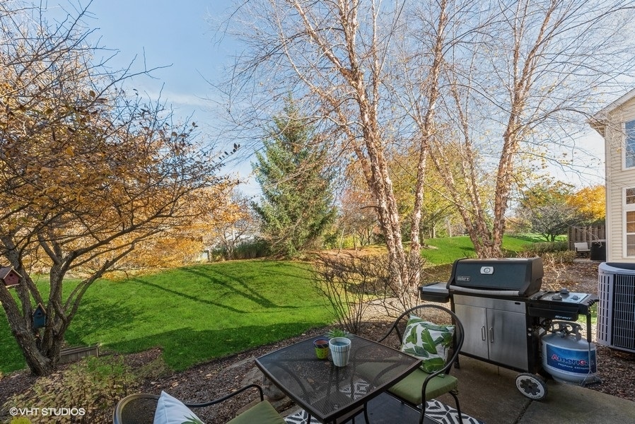 560 Lancaster Drive Pingree Grove, IL 60140 - Photo 20 of 26 a view of a yard with furniture and a tree