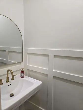 a bathroom with a shower and a bathtub