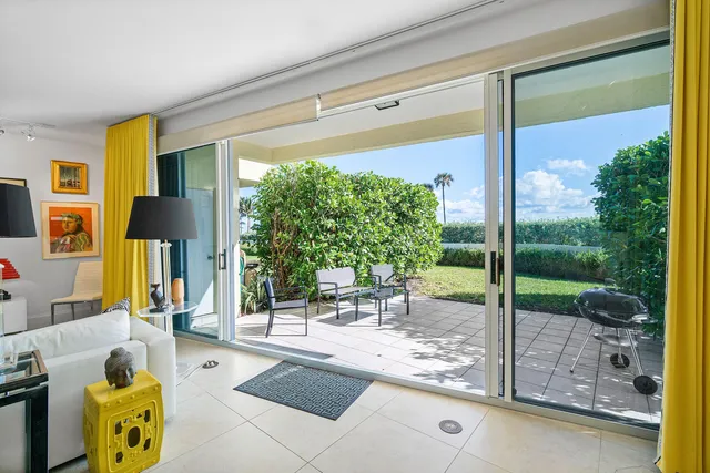 a living room filled with furniture