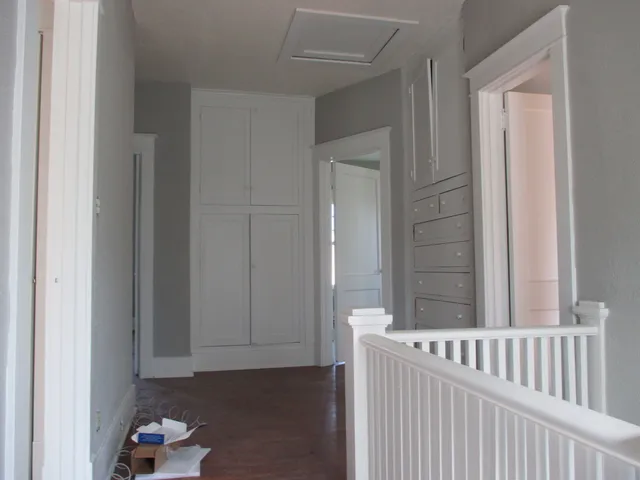 a view of room with furniture