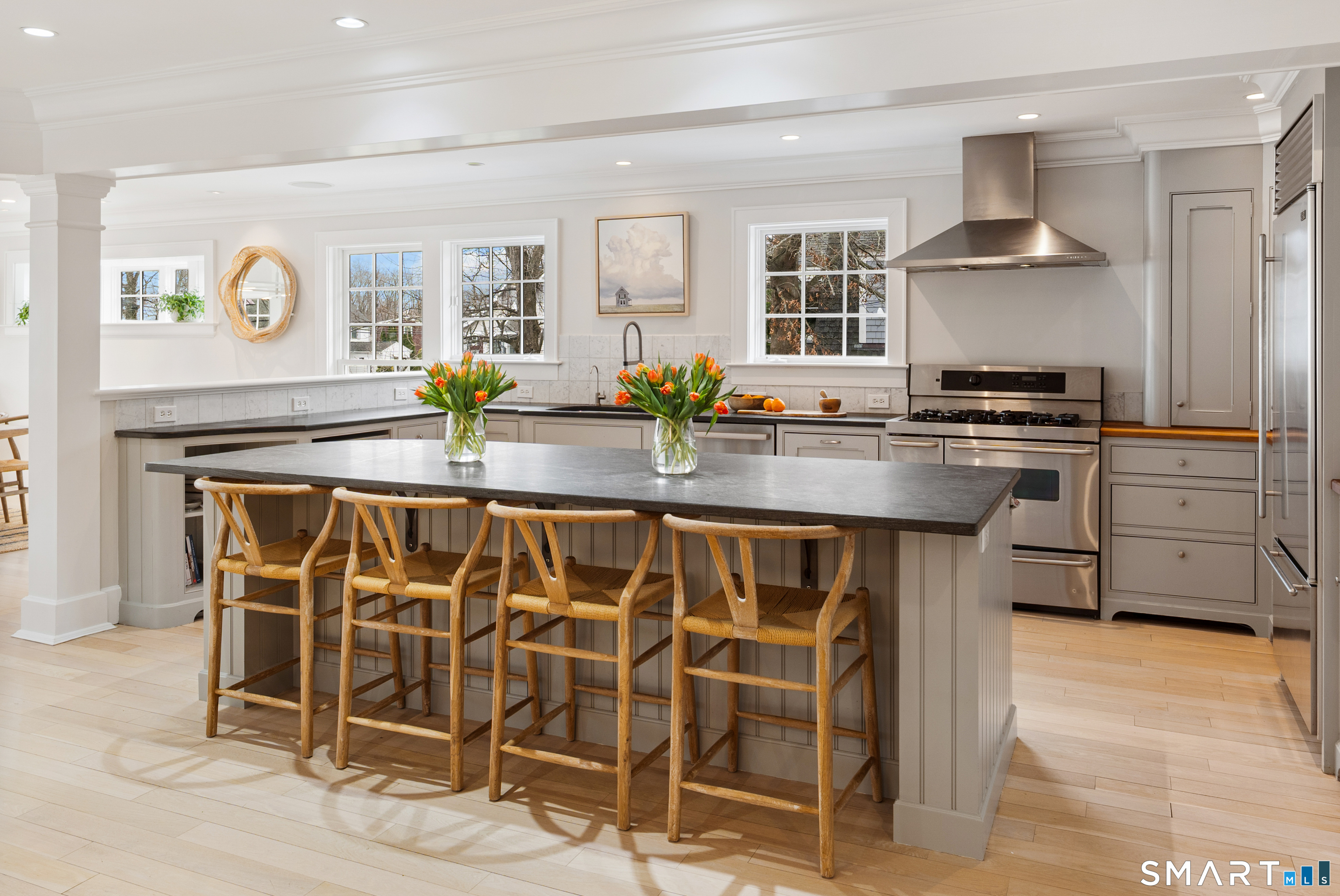 50 Roton Avenue Norwalk, CT 06853 - Photo 6 of 32 Open Kitchen fantastic for entertaining