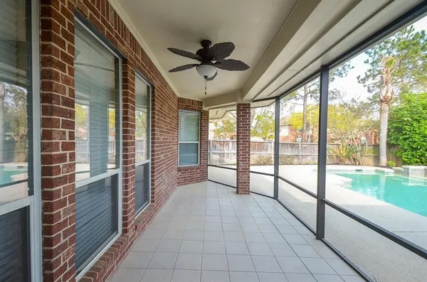a view of a porch
