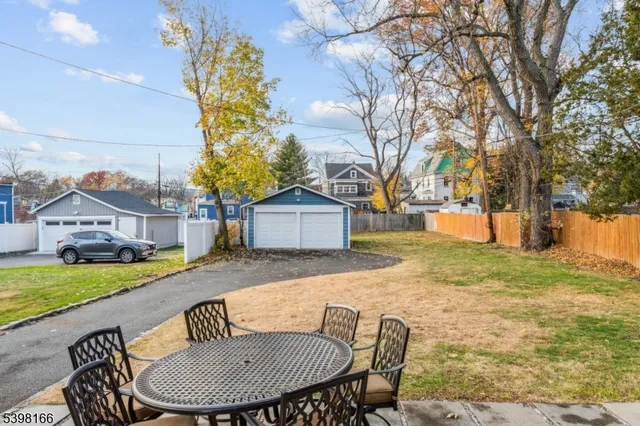 a front view of a building with street view