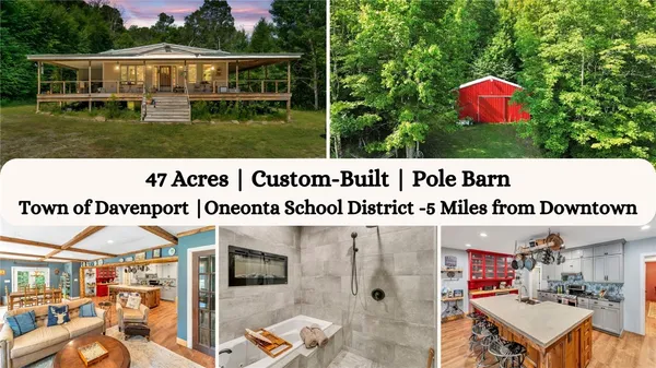 $475,000 | 319 Hosier Road, Davenport, NY 13820