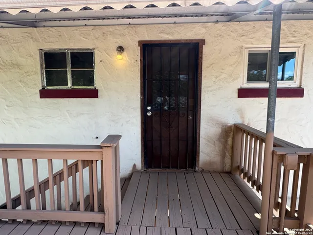 a view of a house with a porch