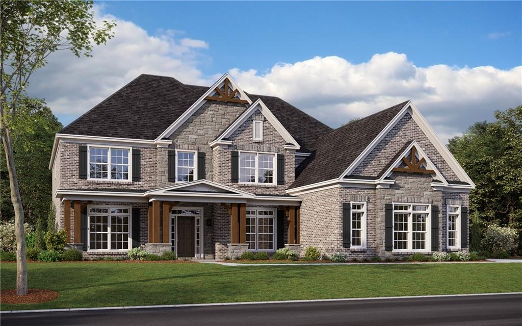 Artist Rendering of French Country Exterior 