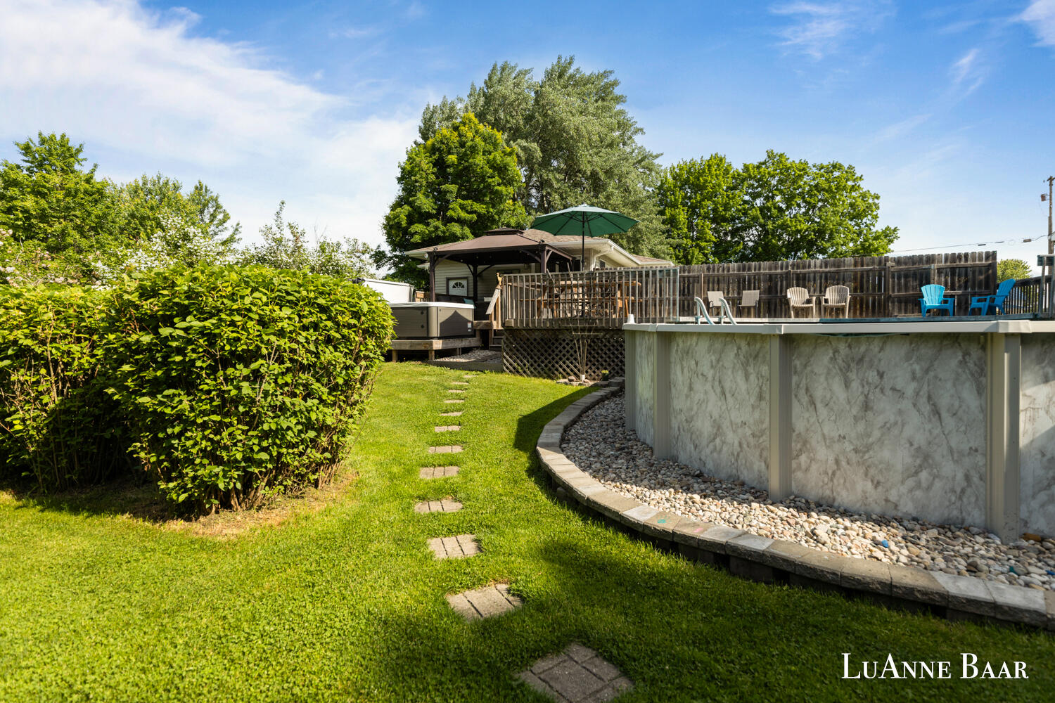 20295 Stanton Road Pierson, MI 49339 - Photo 31 of 39 Yard Around Pool