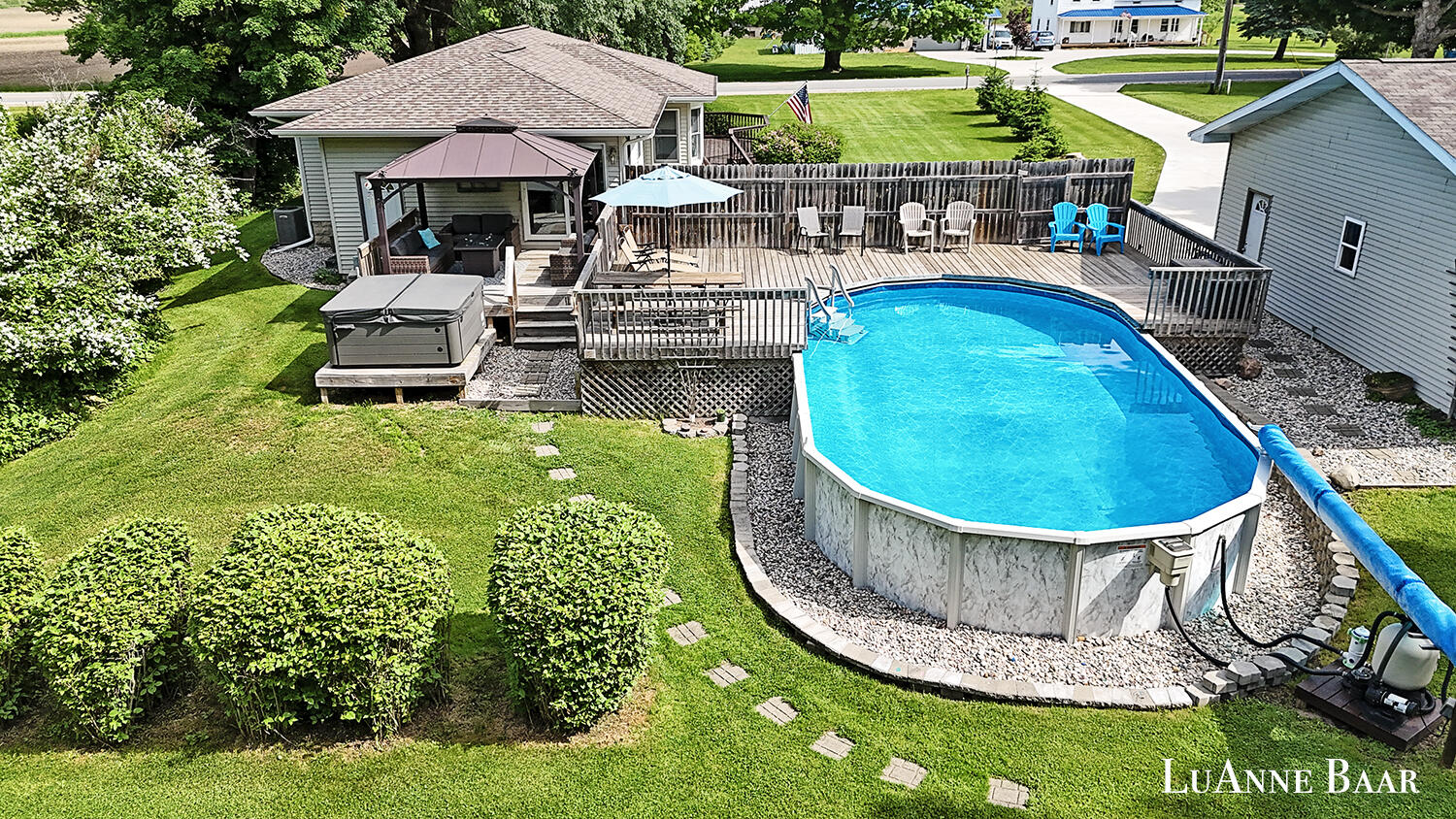 20295 Stanton Road Pierson, MI 49339 - Photo 4 of 39 Lovely Deck & Pool!