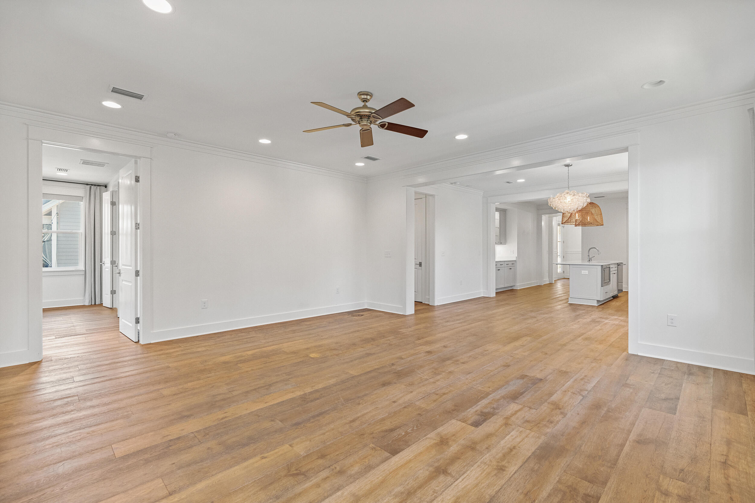 77 Cannonball Lane, Unit LOT (174) Inlet Beach, FL 32461 - Photo 15 of 46 a view of an empty room and wooden floor