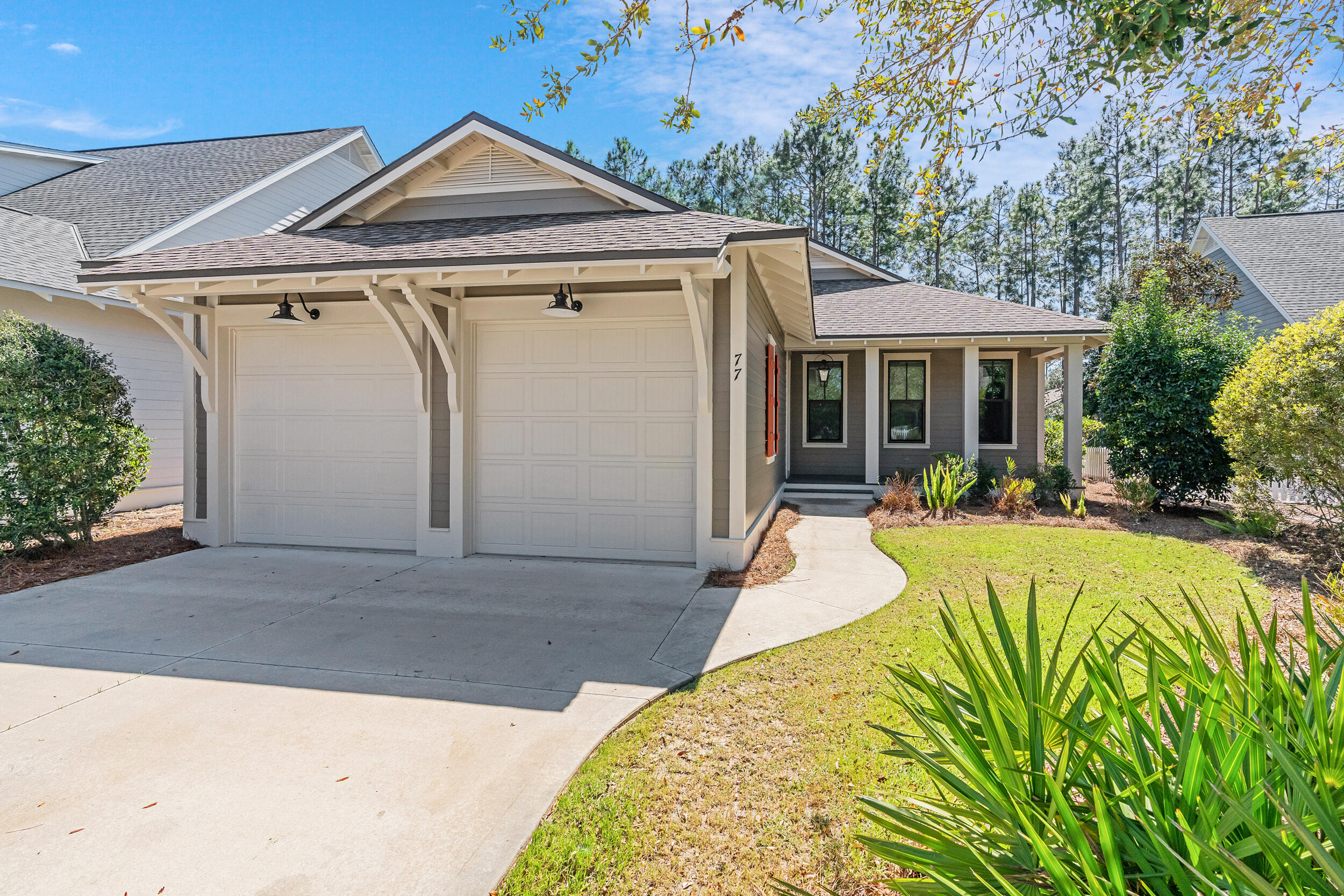 77 Cannonball Lane, Unit LOT (174) Inlet Beach, FL 32461 - Photo 39 of 46 a view of a house with pool and sitting area