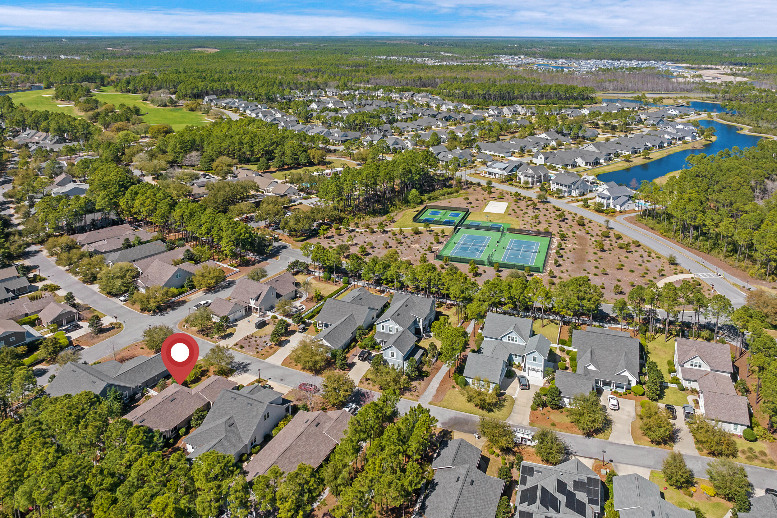77 Cannonball Lane, Unit LOT (174) Inlet Beach, FL 32461 - Photo 43 of 46 a view of city and ocean