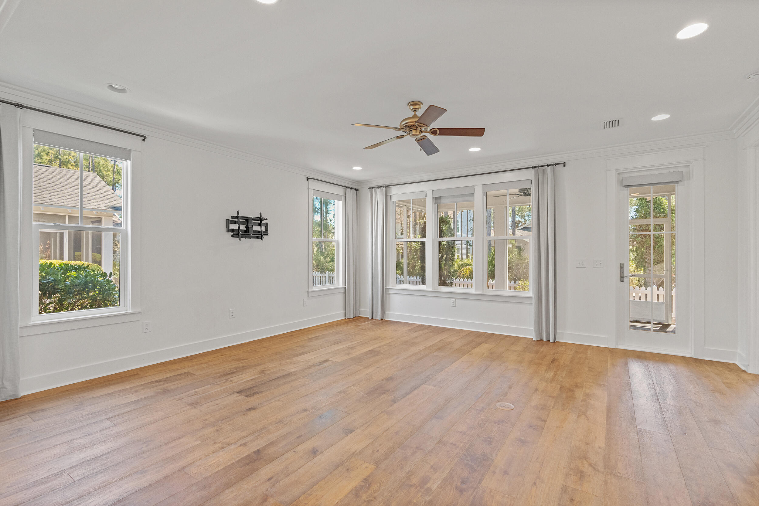 77 Cannonball Lane, Unit LOT (174) Inlet Beach, FL 32461 - Photo 7 of 46 a view of an empty room with a window and wooden floor